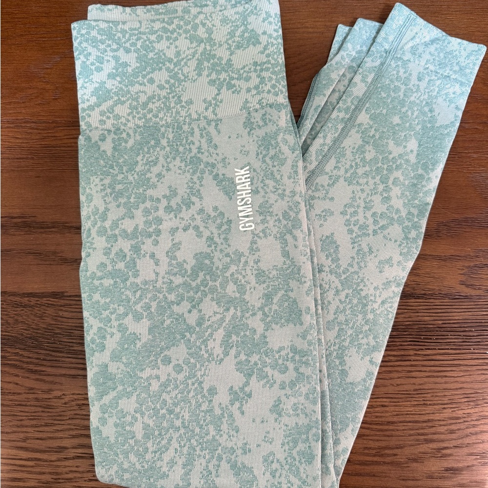Gymshark Mint Patterned Leggings